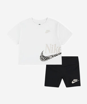 Toddler Wild Flower Boxy Kids T-Shirt and Shorts Set