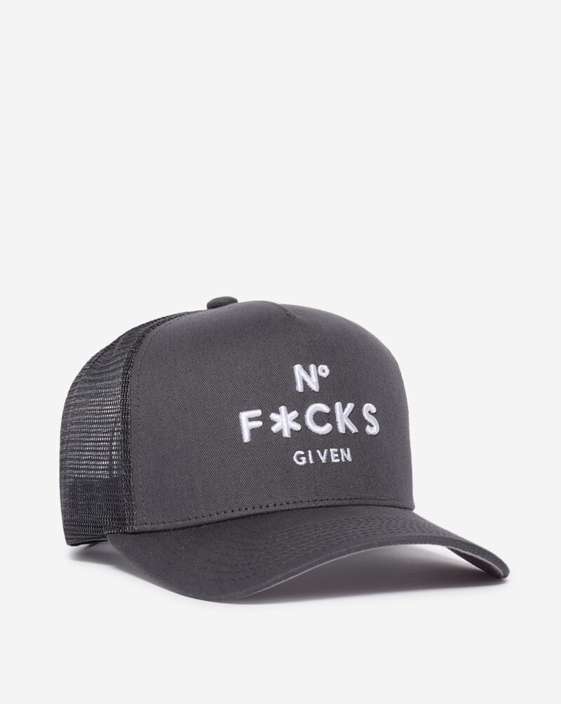 Field Grade No F Given Twill Mesh Back Trucker Hat 1006538 Grey 1