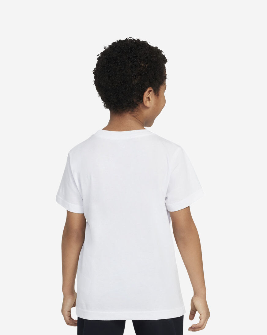 Shop Nike Little Kids' Music Boxy Pals T-Shirt 86M842-001 white