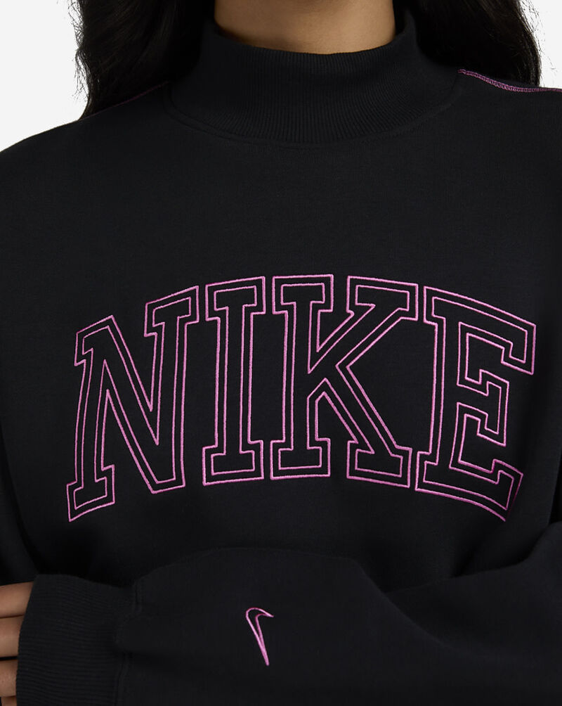 Nike NSW Phoenix Fleece Mock-Neck Sweatshirt IM7490-010 Black 3