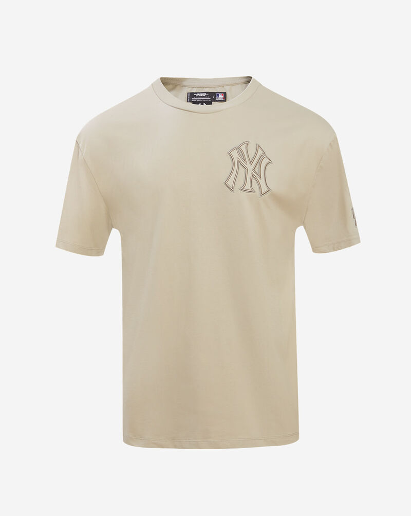PRO STANDARD New York Yankees Neutral Drop Shoulder Tee LNY136855-TAU Beige 1