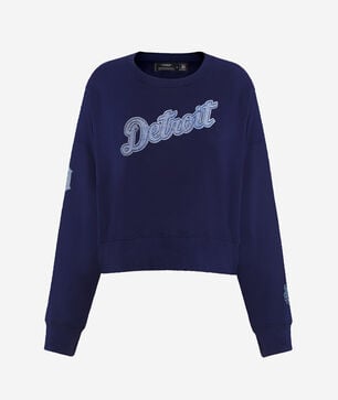 Detroit Tigers Varsity Blues Fleece Crewneck