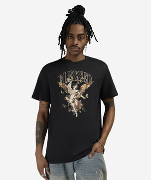Camo Blessed Angel Tee