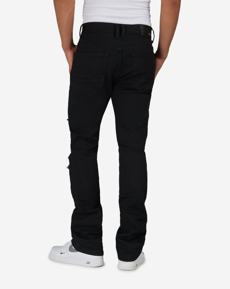 Smoke Rise Stacked 5Pkt Vintage Wash Jean JP26F231SNZ-BLK Black 2