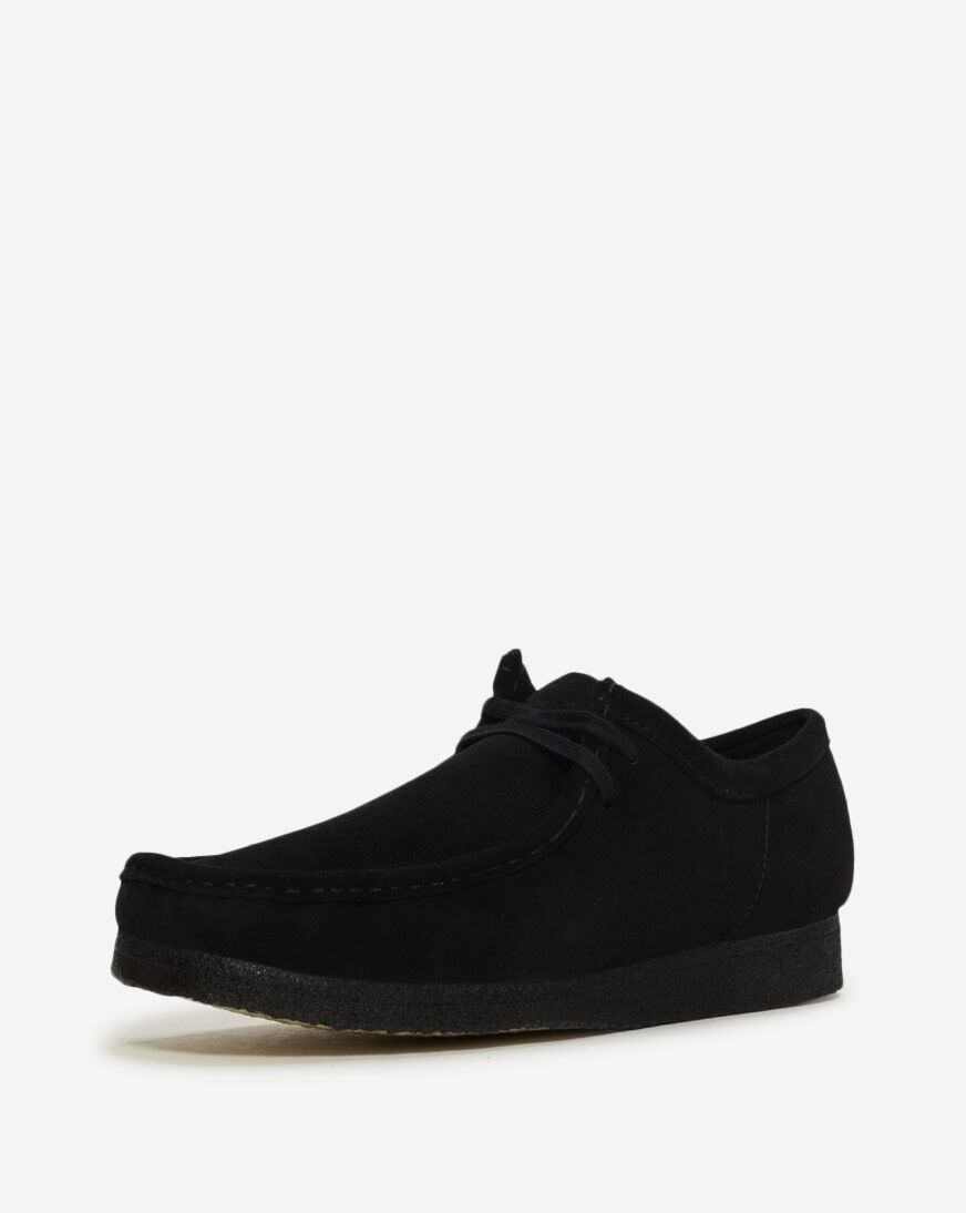 Shop Clarks Wallabee Suede 26155519 black | SNIPES USA