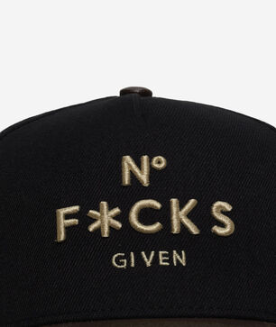 No F Given Wool Leather Trucker Hat