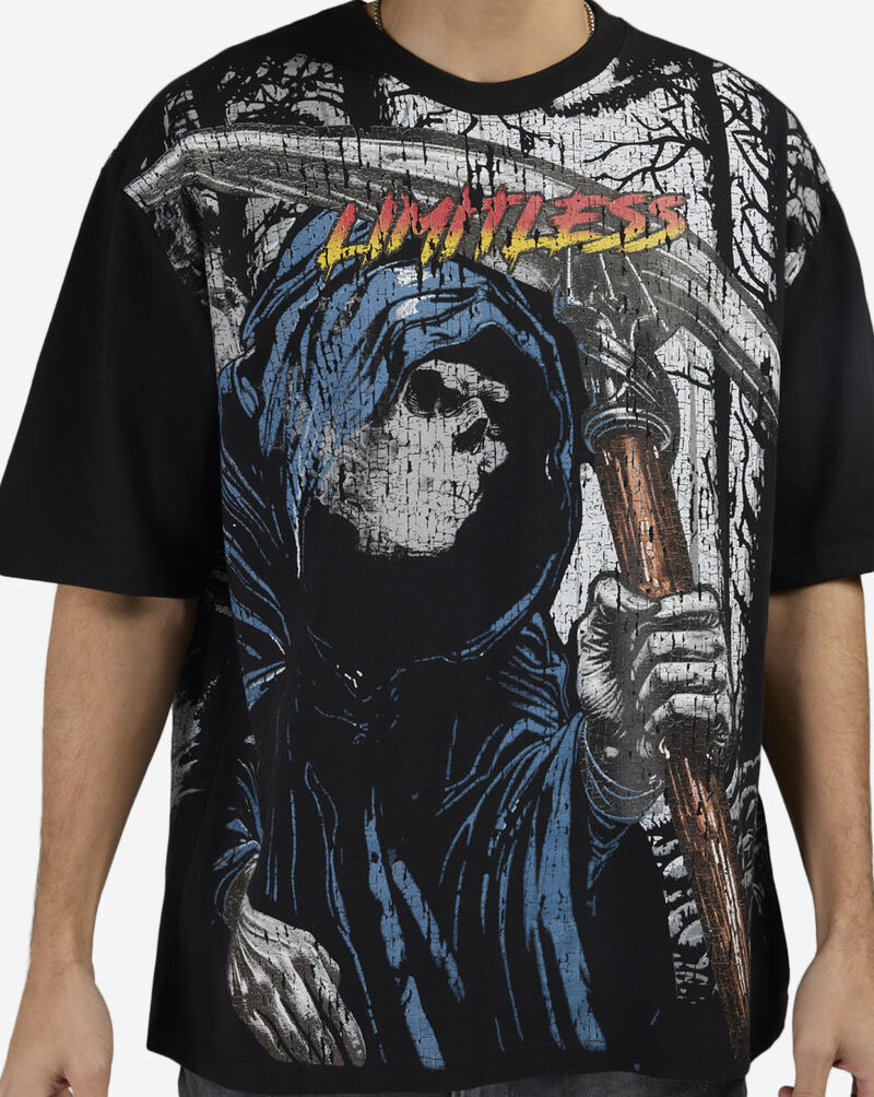 Graphic Tees Limitless Grim Reaper Tee RD5-005JK-001 Black 3