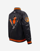 Big Boys' Baltimore Orioles Retro Classic Rib Satin Jacket