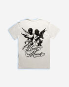 Hasta Muerte Smoke Angels Tee HM-SMOKEANGEL-TEE-WHITE White 3