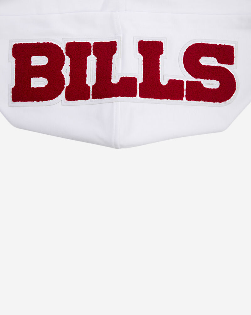 PRO STANDARD Buffalo Bills Classic Chenille Double Knit Full-Zip Hoodie FBB5410173-WHT White 2