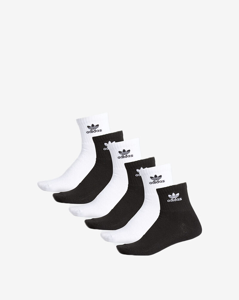 adidas Originals Trefoil 6-Pack Quarter Socks BH6436-997 White 1