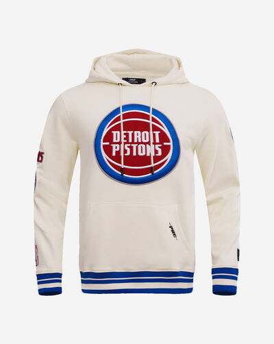 Detroit Pistons Retro Classic Fleece Pull Over Hoodie