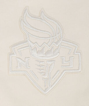 New York Liberty Neutral Cotton Jersey Drop Shoulder Tee