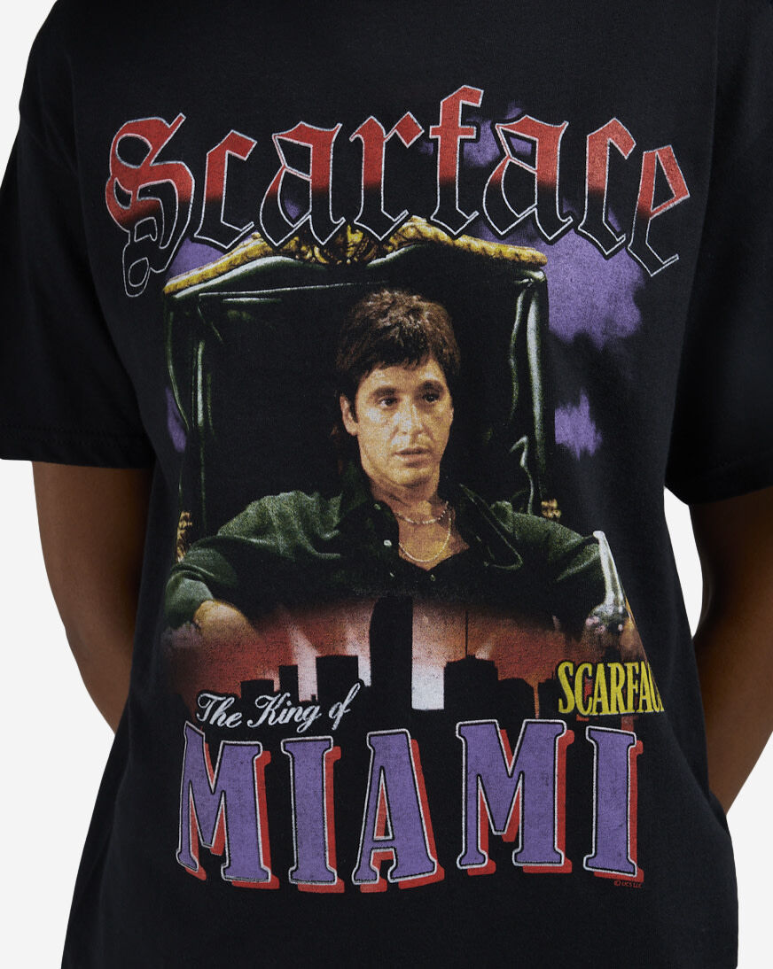 Shop Graphic Tees Scarface Miami Tee SF5285 black | SNIPES USA