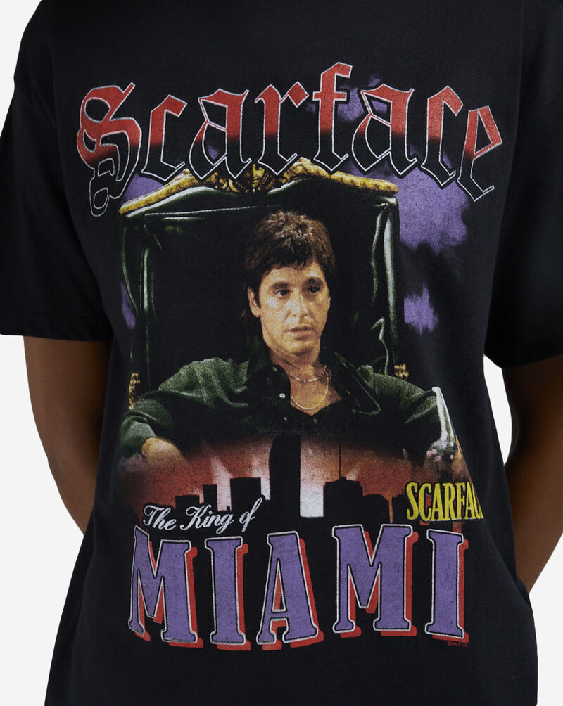 Graphic Tees Scarface Miami Tee  SF5285 Black 3