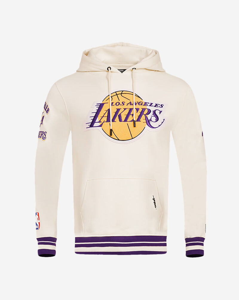 PRO STANDARD Los Angeles Lakers Retro Classic Fleece Pull Over Hoodie BLL555996-EPU cream 1