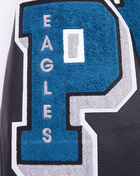 PRO STANDARD Philadelphia Eagles Mash Up Rib Wool Varsity Jacket FPE6410444-BLK Black 2