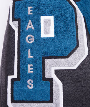 Philadelphia Eagles Mash Up Rib Wool Varsity Jacket
