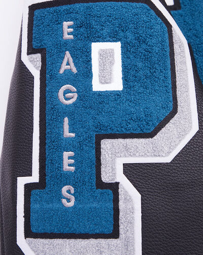 Philadelphia Eagles Mash Up Rib Wool Varsity Jacket