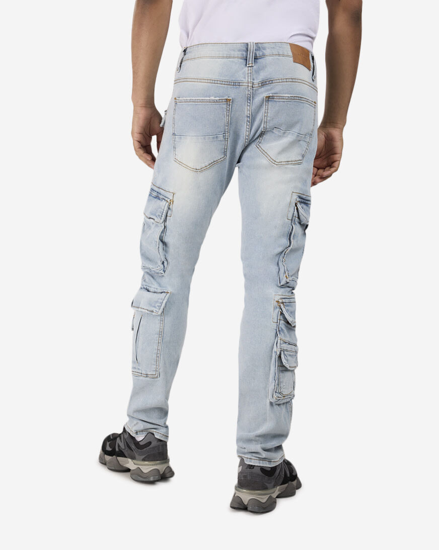 【DISCERNMENT】Union Balance Zip Cargo Denim Unionbay Jayde Rigid Denim Cargo Jeans | Zumiez
