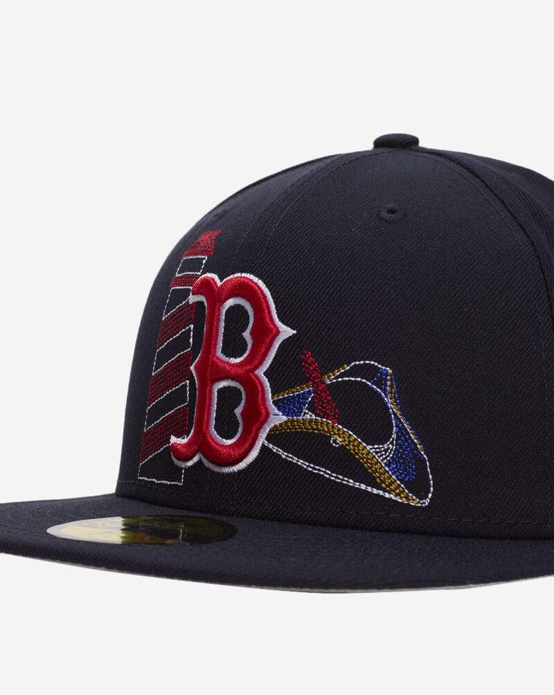 New Era 59Fifty Boston Red Sox State Stitch Fitted Hat 60641258 Blue 2