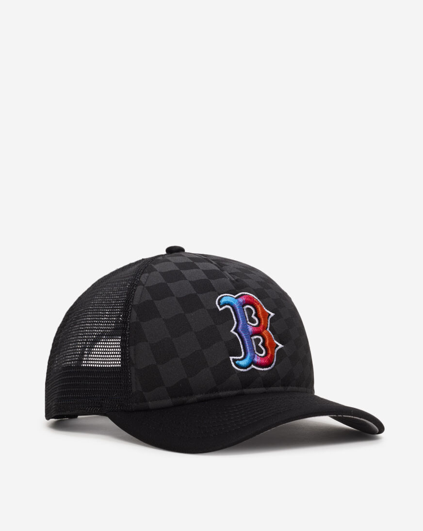 Shop New Era 9Forty A-Frame Boston Red Sox Raceway Snapback Hat