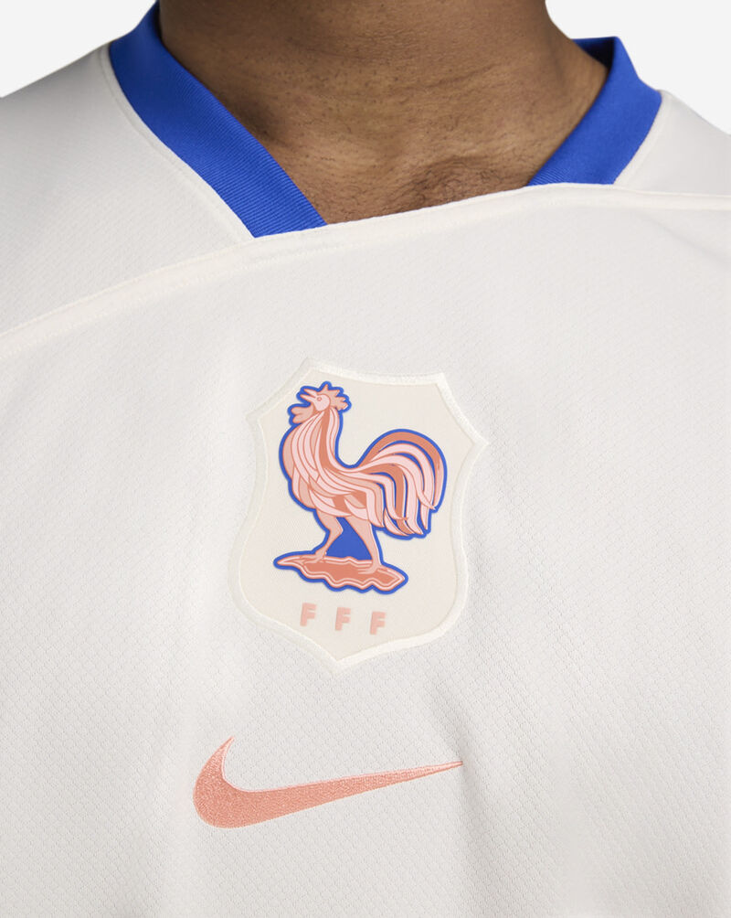 Nike France Stadium Away Soccer Replica Jersey FZ9023-110 cream 3