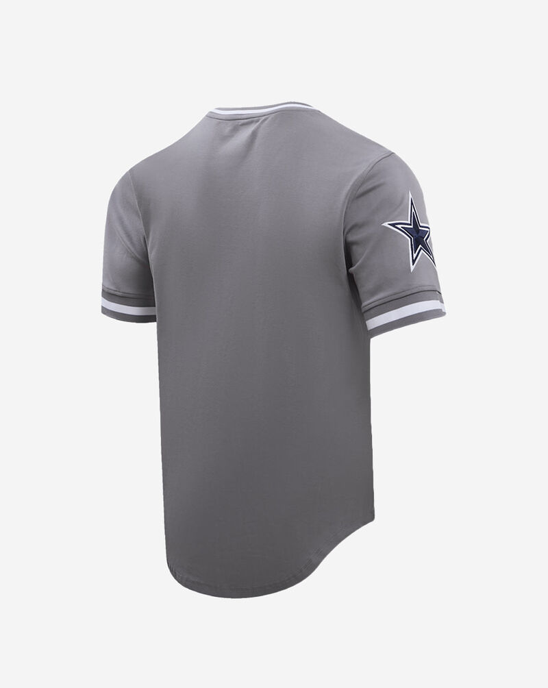 PRO STANDARD Dallas Cowboys Classic Chenille Double Knit Tee FDC1410292-GRY Grey 3