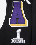 PRO STANDARD Baltimore Ravens Mash Up Rib Wool Varsity Jacket FBR6410410-BLW Black 4