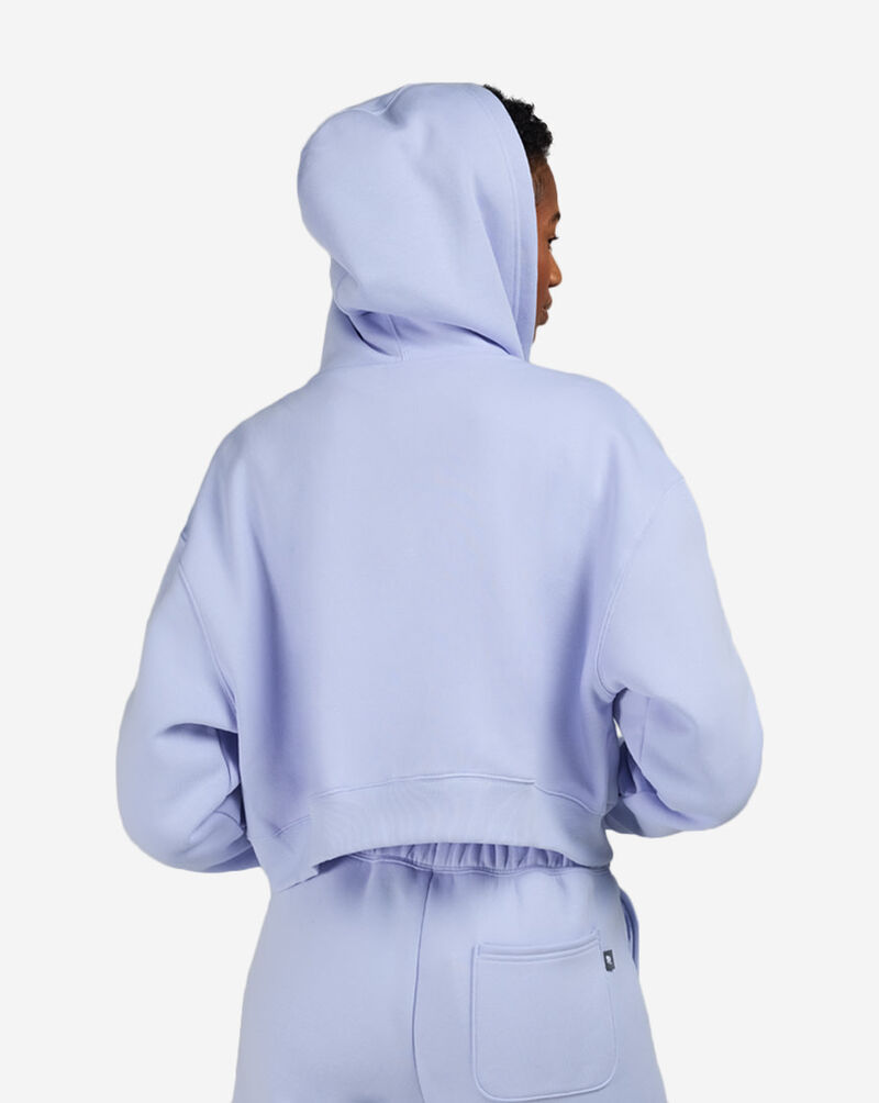 New Balance Trackside Fleece Full Zip Hoodie  WJ61W2EE-DYK Blue 2