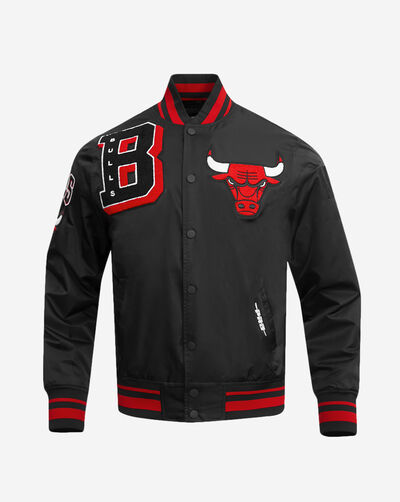 Chicago Bulls Mash Up Rib Satin Jacket