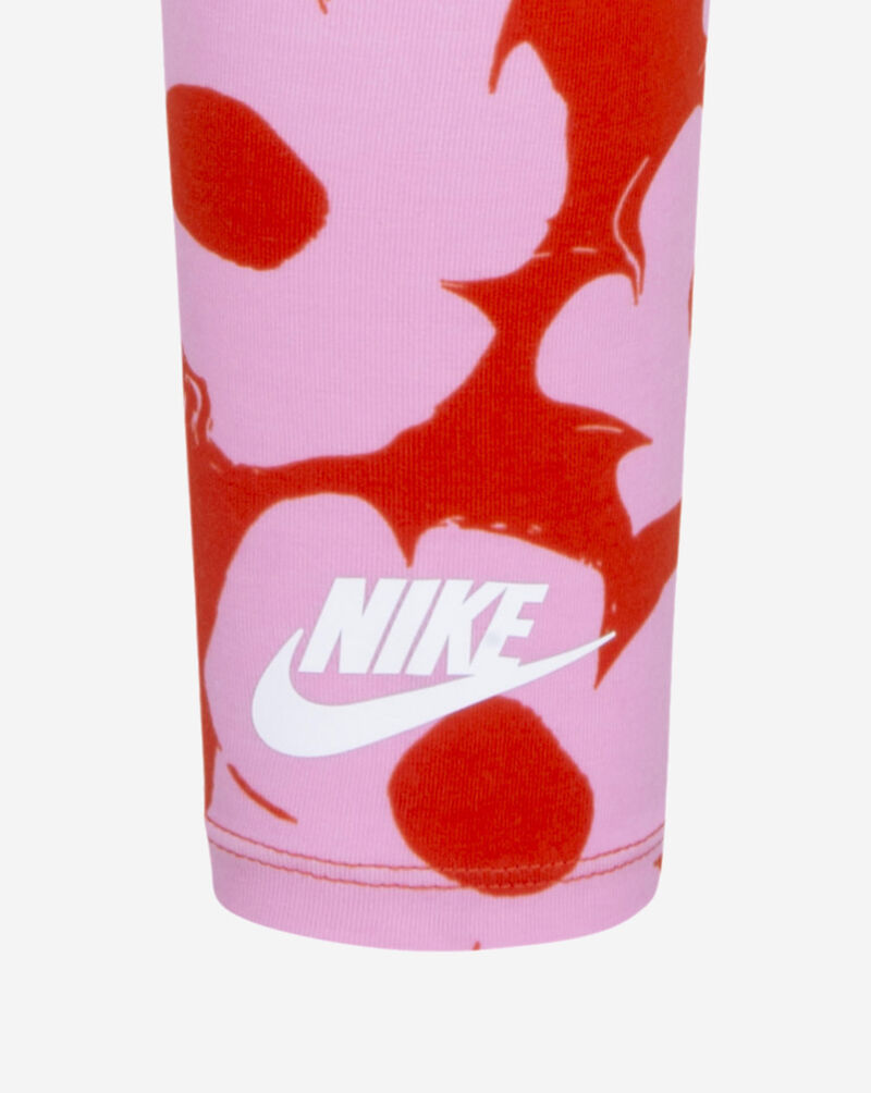 Nike Pre-School Floral Leggings 36L821-R7O Red 2