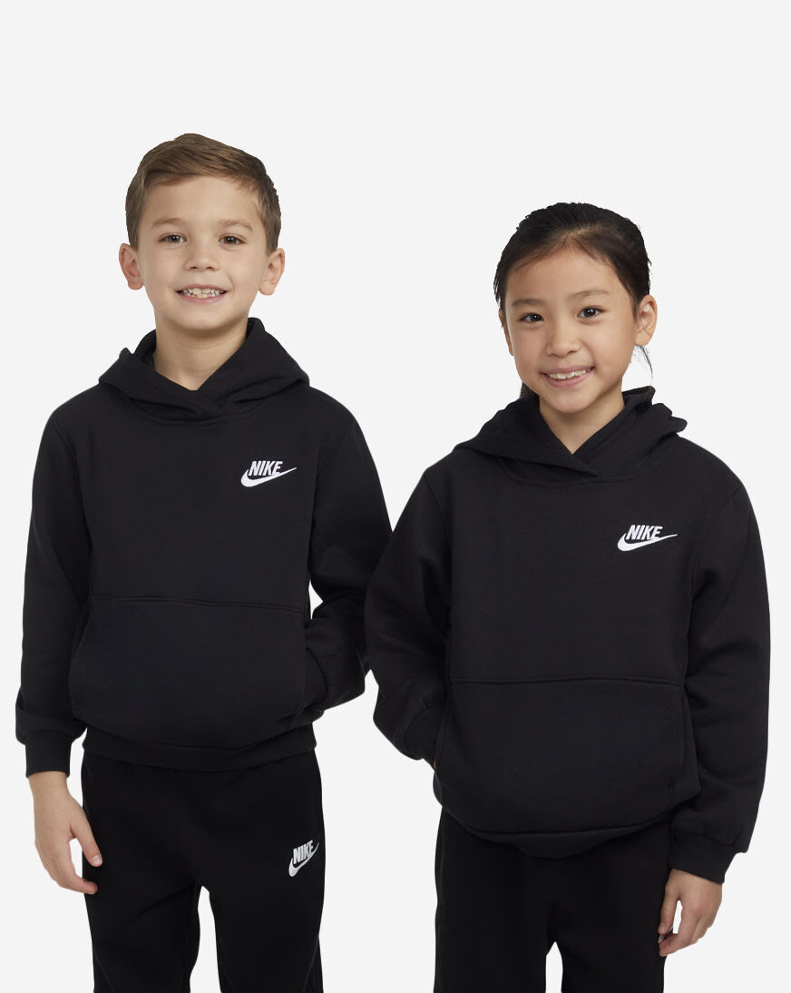 Shop Nike Little Kids' NSW Club Fleece Pullover Hoodie 86L088-023