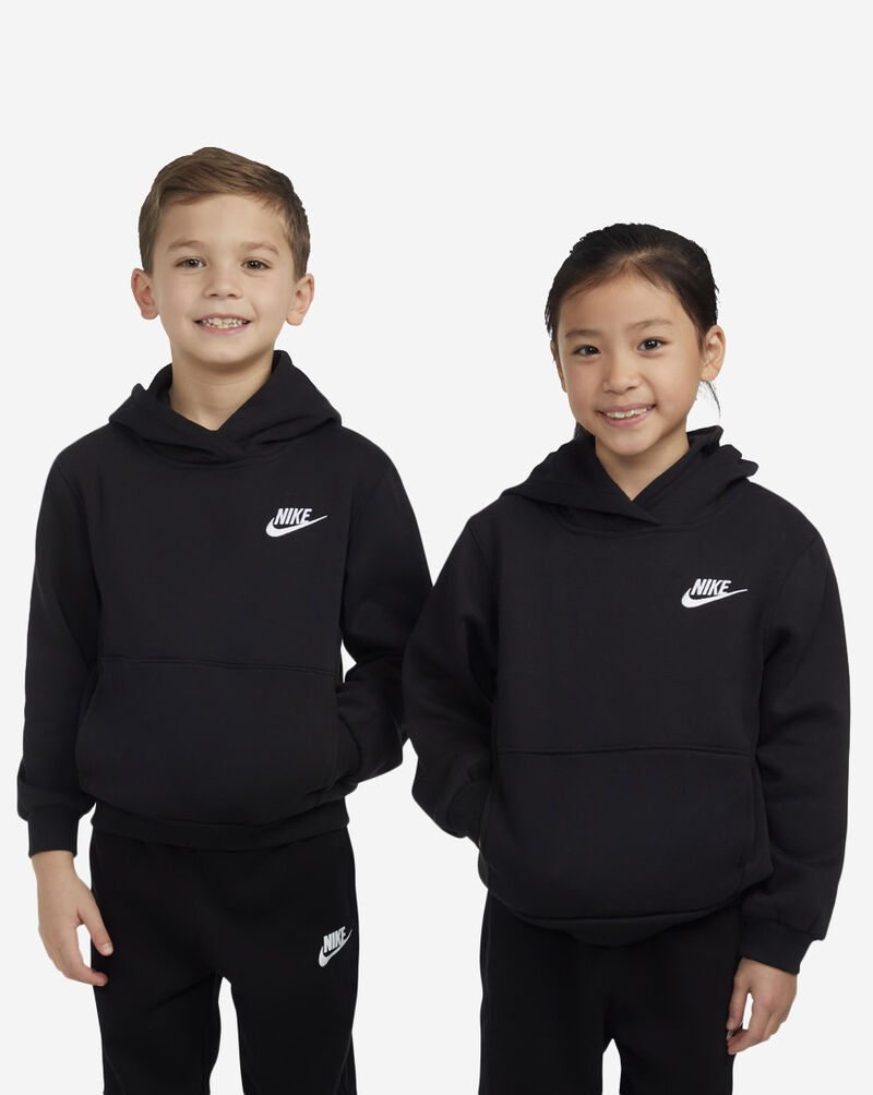 Nike Little Kids' NSW Club Fleece Pullover Hoodie 86L088-023 Black 1