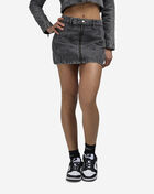 American Bazi Horse Shoe Stitching Denim Skirt RSK-9880 Black 1
