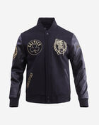 Black and Gold Boston Celtics Varsity Jacket