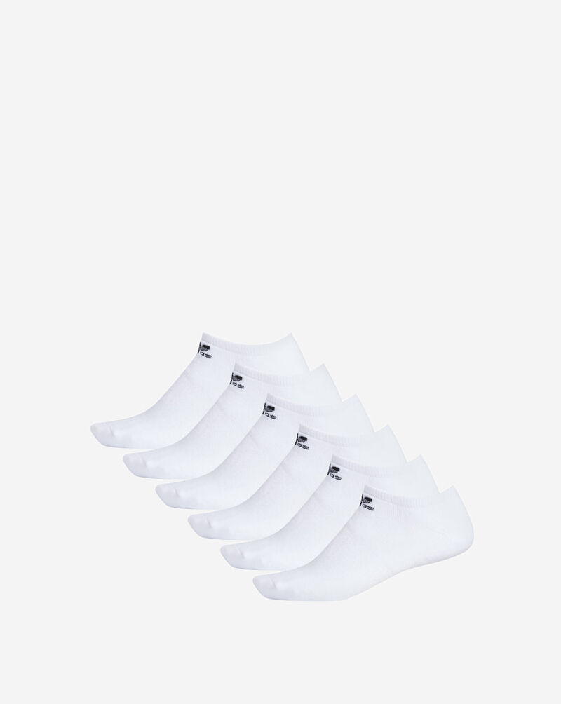 adidas Trefoil 6 Pack No Show Socks CI9858B White 1