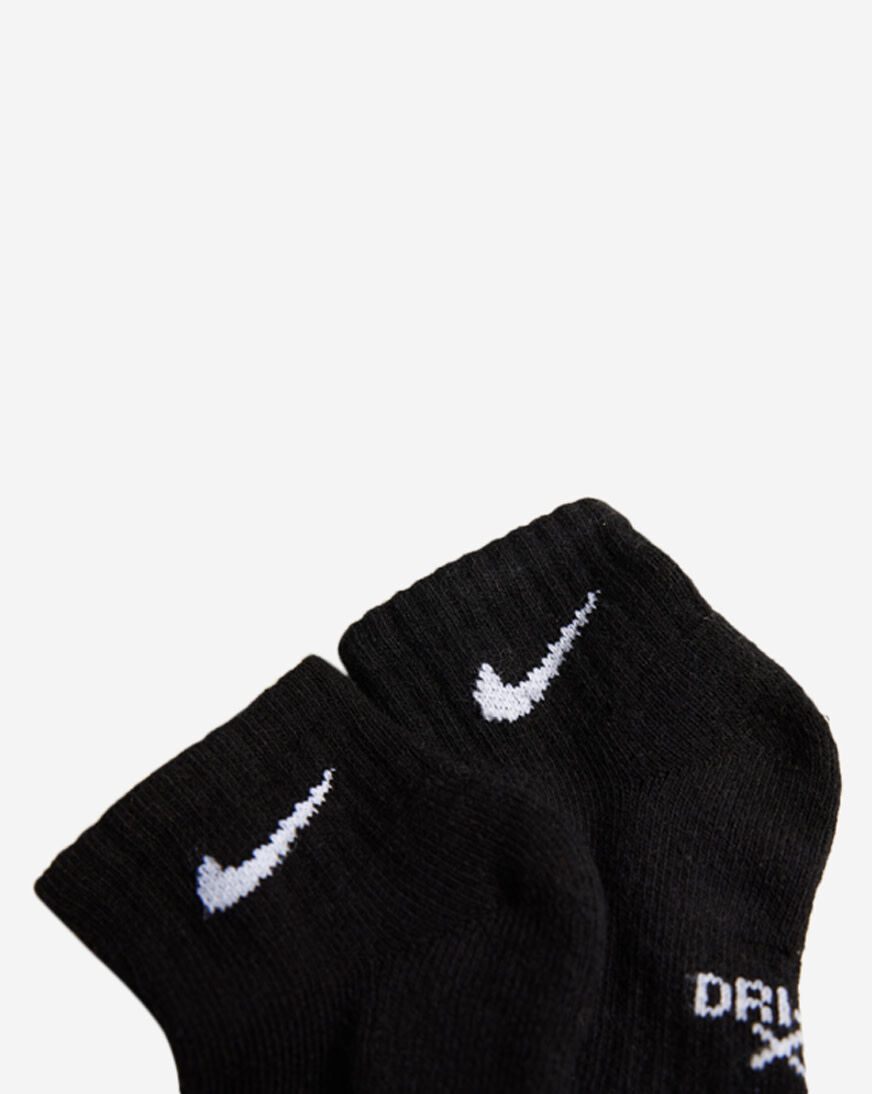 nike short black socks