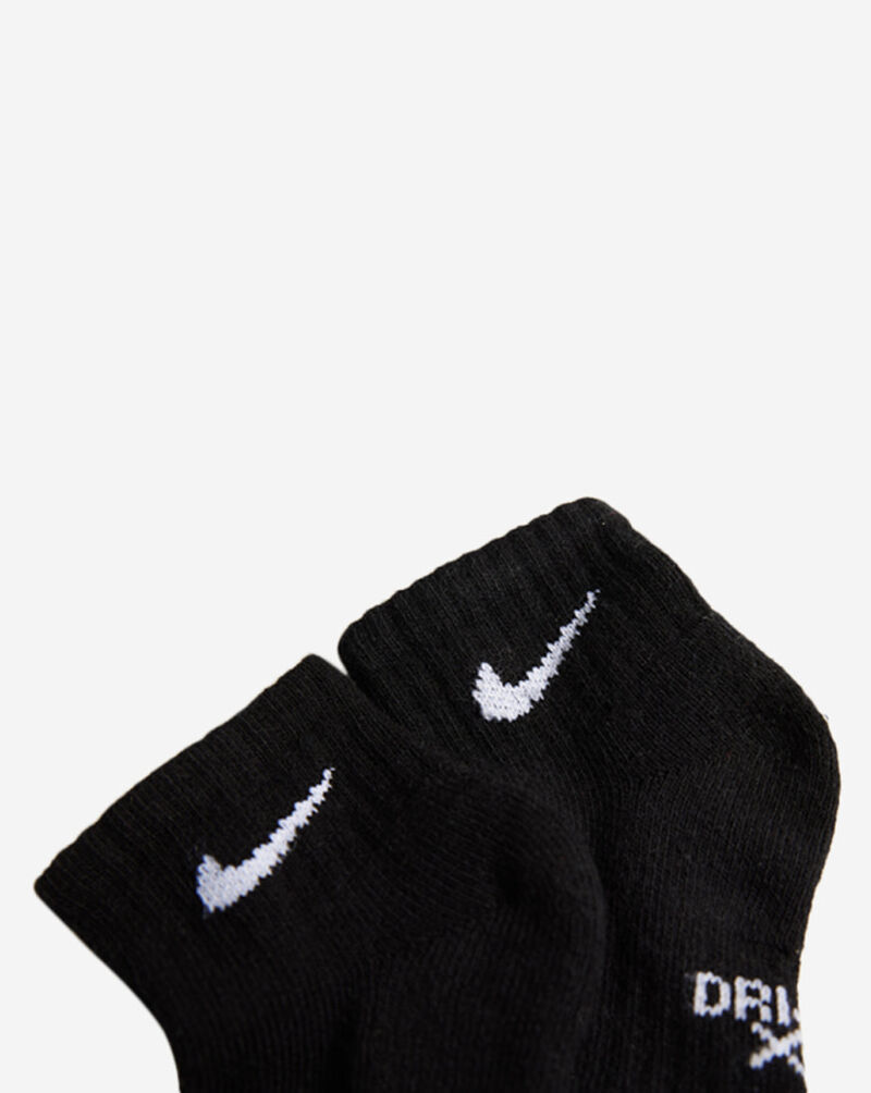 Nike Little Kids' 6-Pack NSW Basic Ankle Socks (5-7) UN0018-023 Black 2