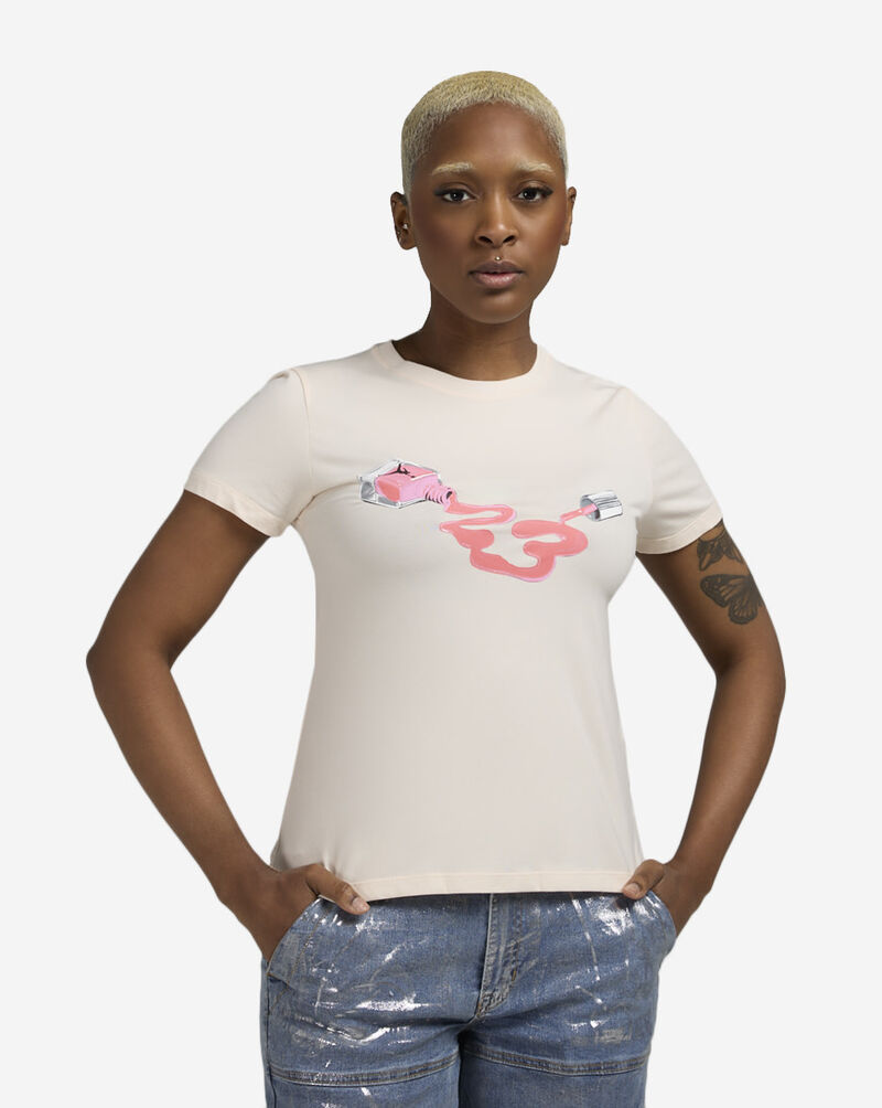Jordan Nail Polish 23 Graphic Tee HJ0142-838 Pink 1