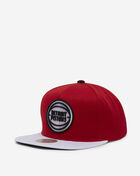 Mitchell & Ness Detroit Pistons Cardinal Red 2 Tone Snapback 6HSSDX20077-DPISCWH Red 3