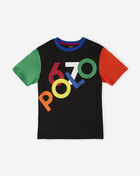 Grade School Color-Blocked Logo Cotton Jersey Tee