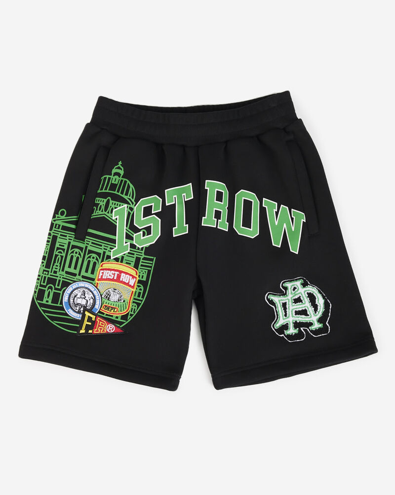 Grade School Patch Graphic Fleece Shorts