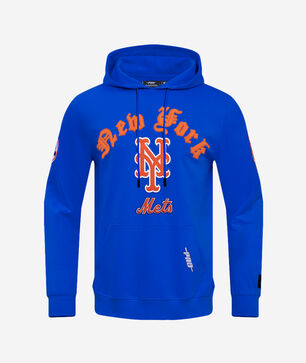 New York Mets Old English Pullover Hoodie