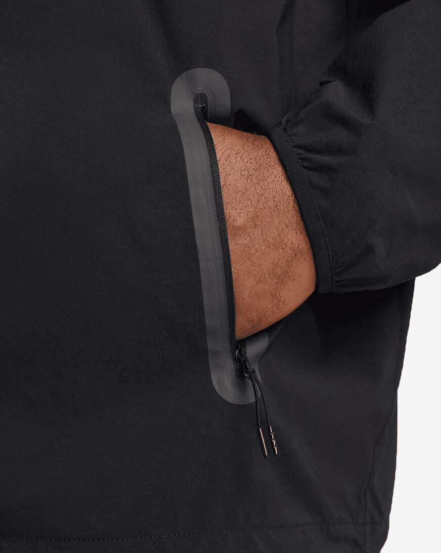 Shop Nike Tech Woven Full-Zip Jacket HM7151-010 black | SNIPES USA