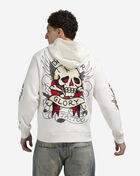 Ed Hardy Glory Skull Hoodie EHM1301-49-IVY White 2