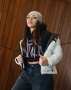 Racing Cropped Hoodie