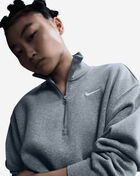 Nike NSW Fleece Cropped Quarter Zip DQ5767-063 Grey 3