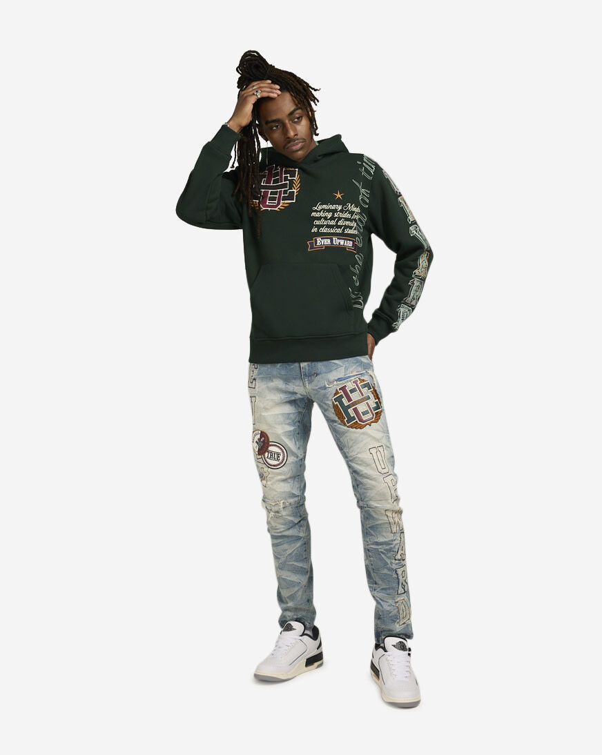 【GLOWNY】25HS★(S,M,L) CARIBOU SMOKE TOP Shop Smoke Rise Varsity Hoodie FO24576SNZ-GRN green | SNIPES USA