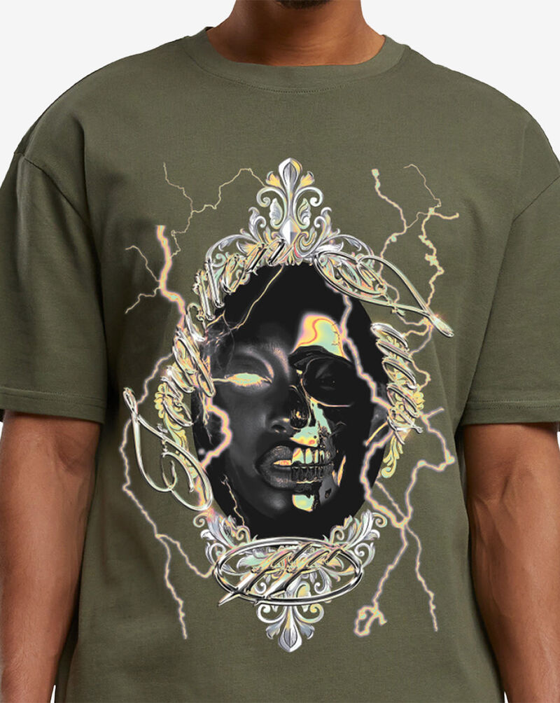 Forgotten Faces Forgotten Mirror Tee FOFUS150-00176 Green 3